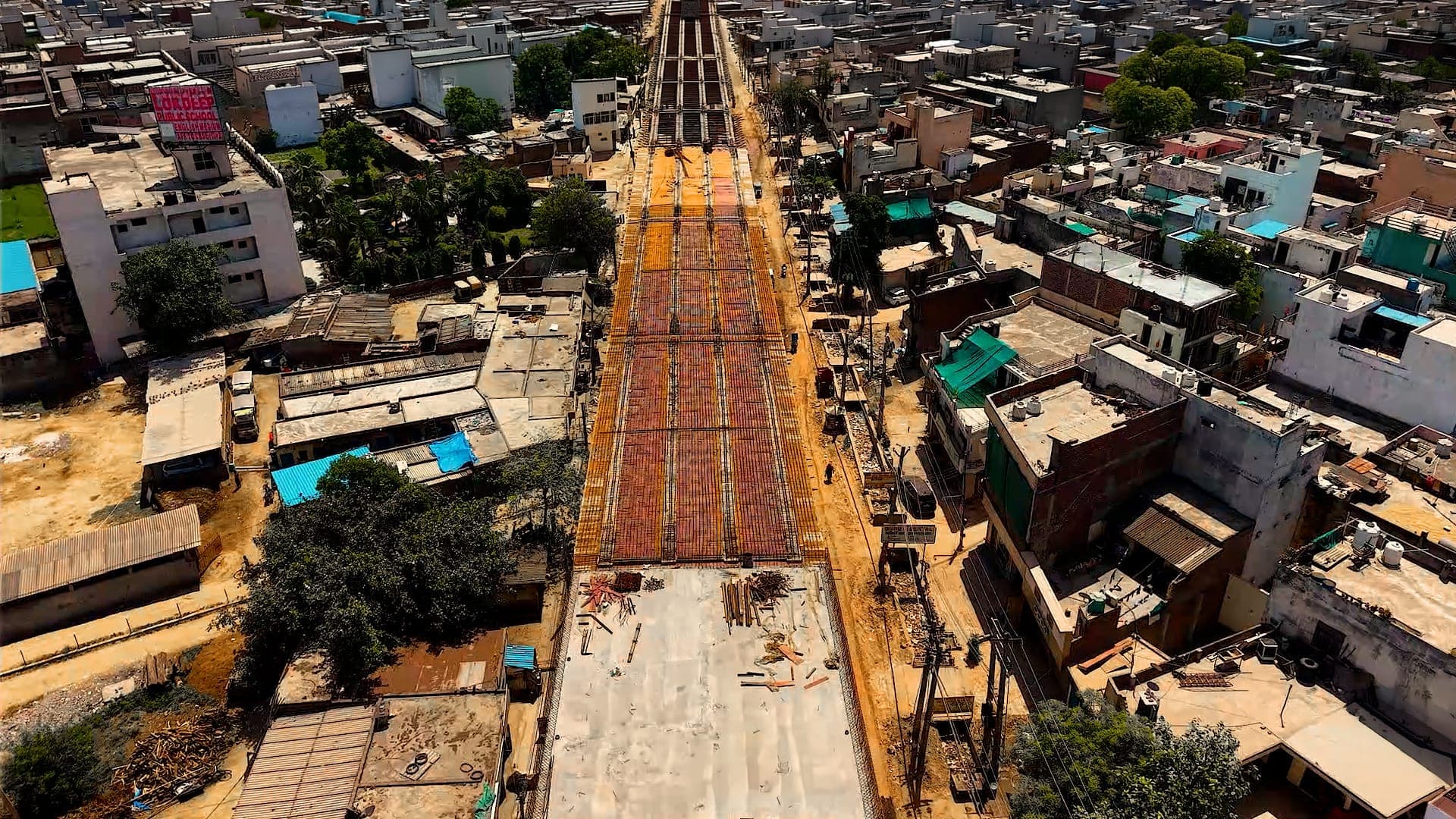 Public Works Department — Construction of Elevated Road — site view 2