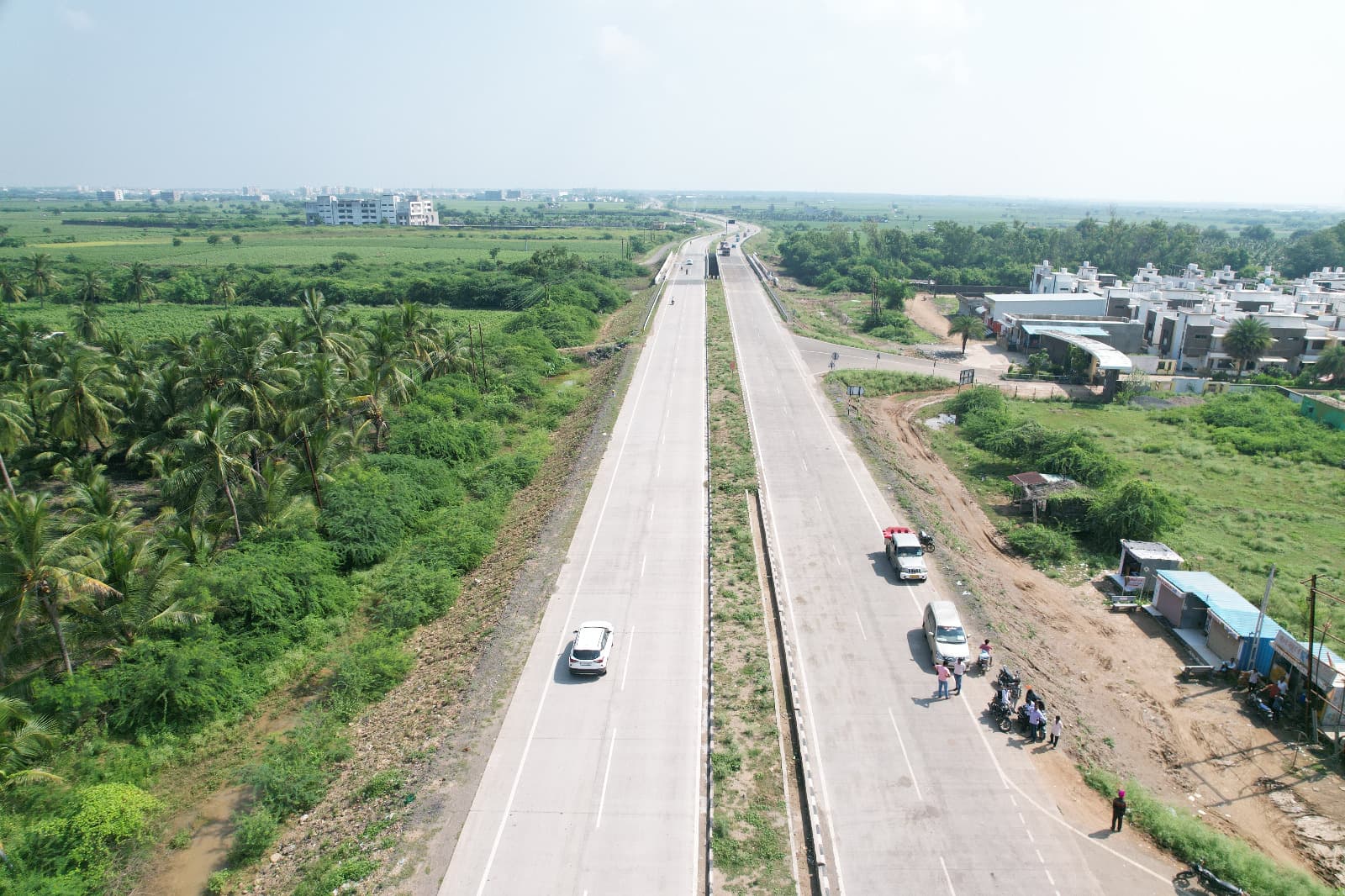 National Highways Authority of India — Construction of Four Laning of NH-8E, Mahuva–Kagavadar — site view 2
