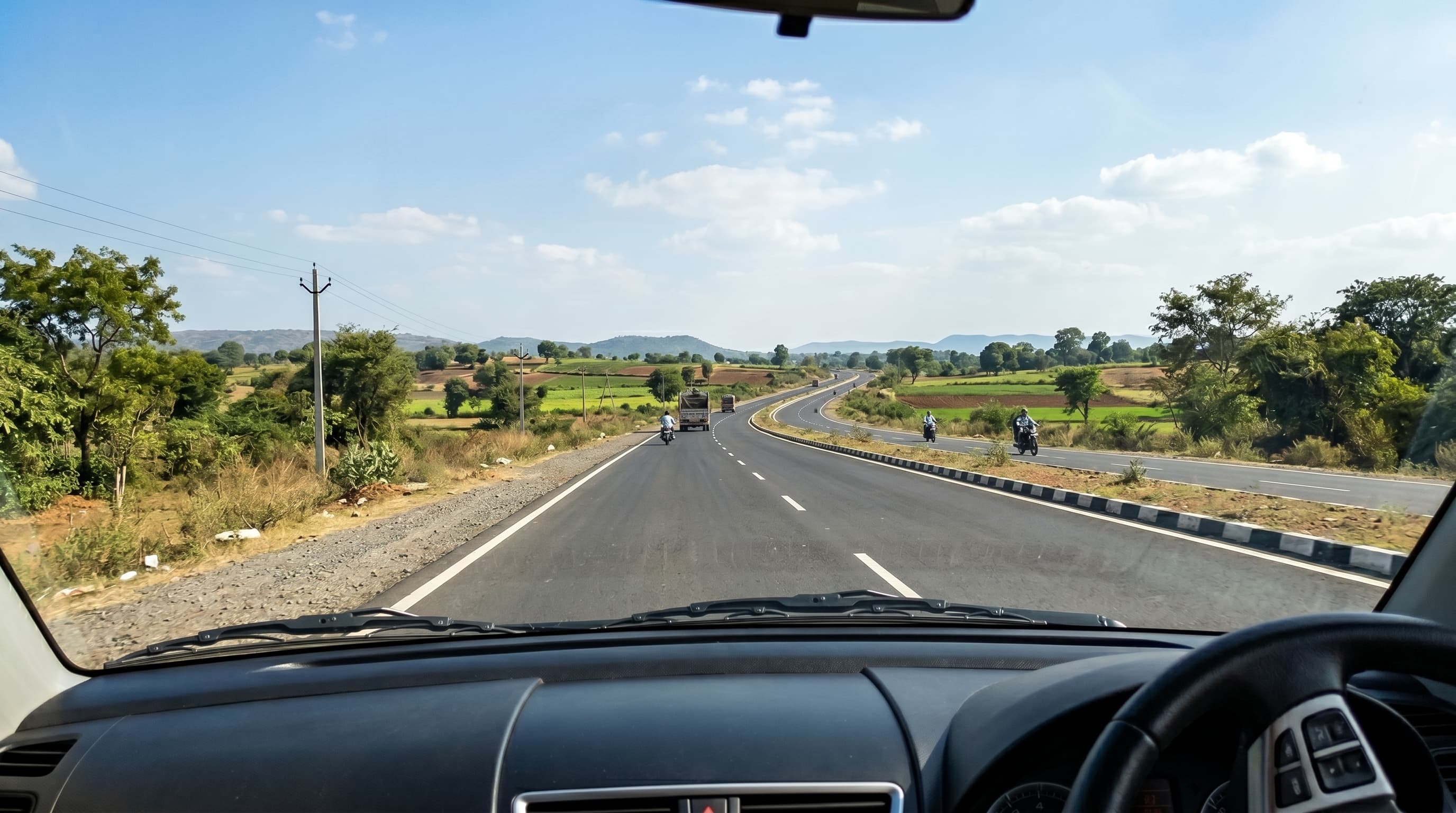 Madhya Pradesh Road Development Corporation — Widening & Reconstruction of District Road — site view 3