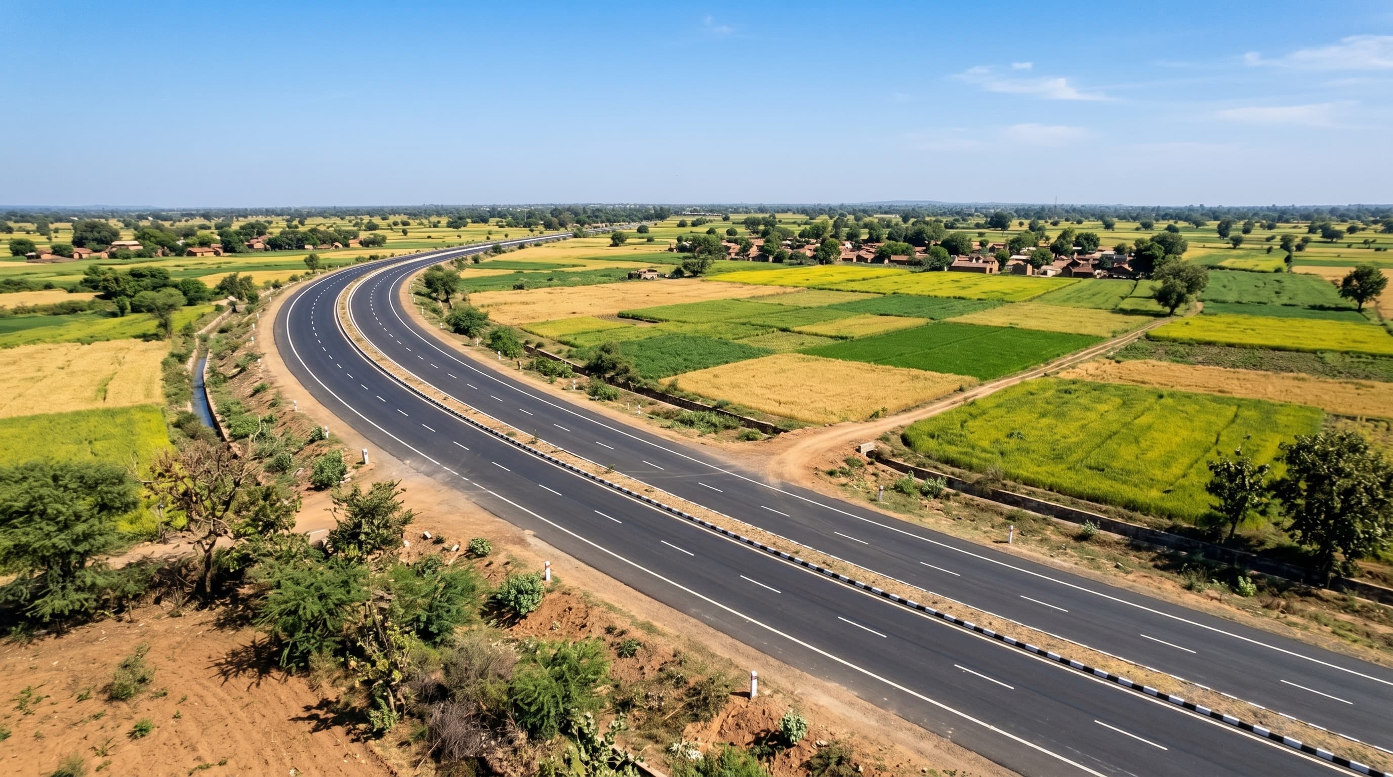 Madhya Pradesh Road Development Corporation — Widening & Reconstruction of District Road — site view 5